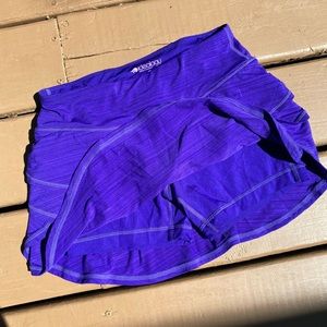 Ideology Tiered Skort Purple Size XS